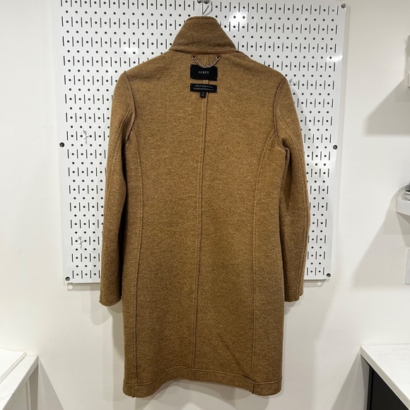 J.Crew Daphne Topcoat - Italian Boiled Wool - Heathered Acorn - Size 6 - Picture 12 of 15